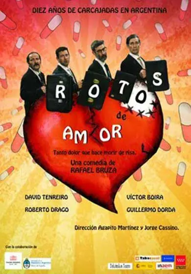 Cartel de Rotos de amor