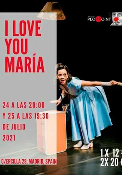 Cartel de I love you María