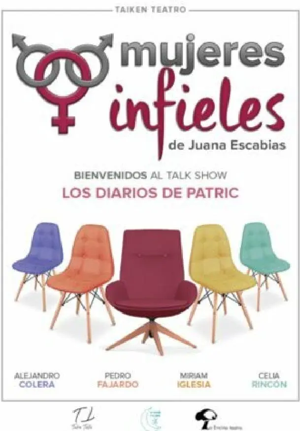 Cartel de Mujeres infieles - Taiken Teatro