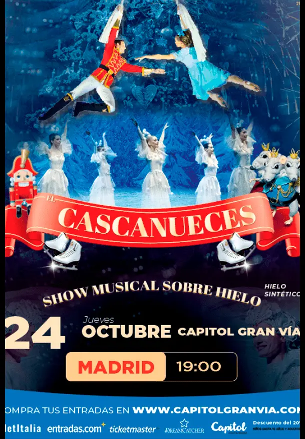 Cartel de Cascanueces - Show Musical Sobre Hielo