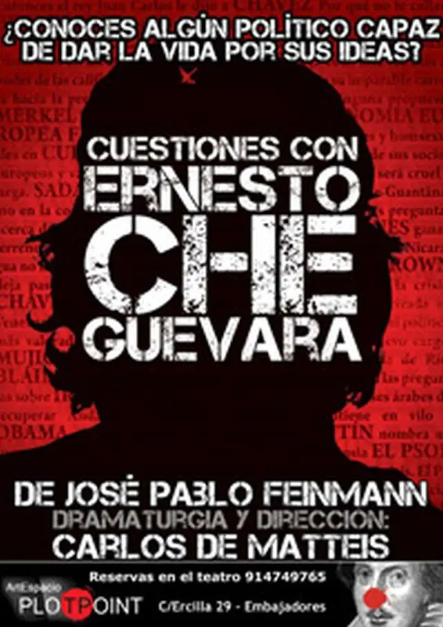 Cartel de Cuestiones con Ernesto Che Guevara