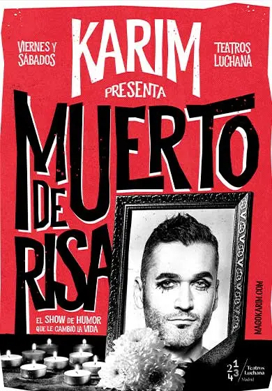 Cartel de Muerto de risa