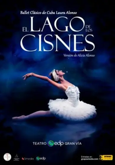 Cartel de El lago de los Cisnes - Ballet Laura Alonso