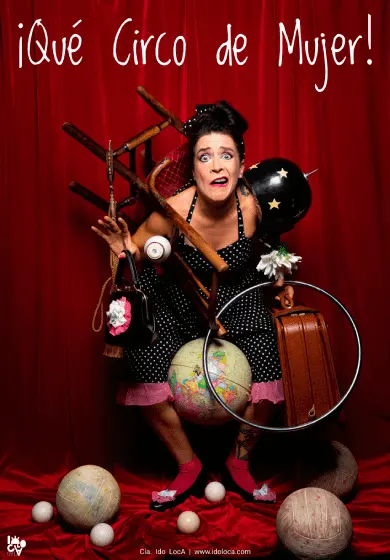 Cartel de ¡Qué circo de mujer!