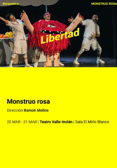 Cartel de Monstruo rosa