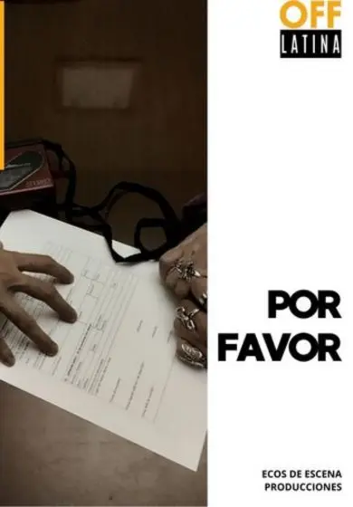 Cartel de Por favor