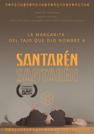 Cartel de La margarita del Tajo que dió nombre a Santarén