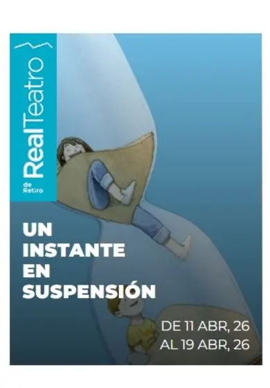 Cartel de Un instante en suspensión