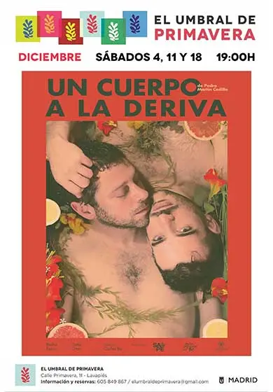 Cartel de Un cuerpo a la deriva