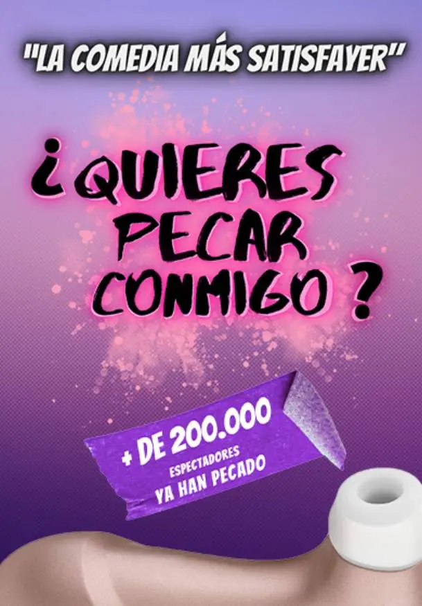 Cartel de ¿Quieres pecar conmigo?