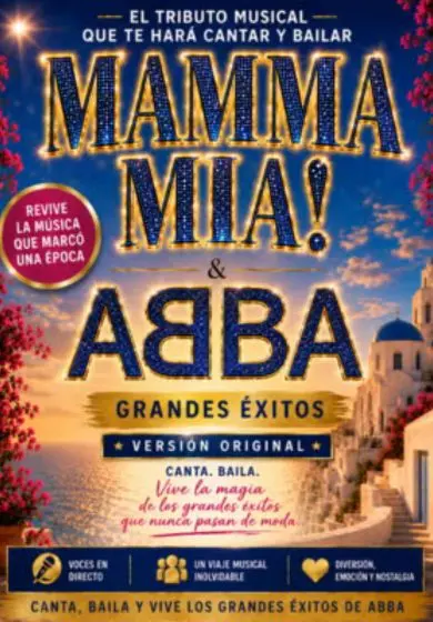 Cartel de MAMMA MIA! & ABBA – Grandes Éxitos