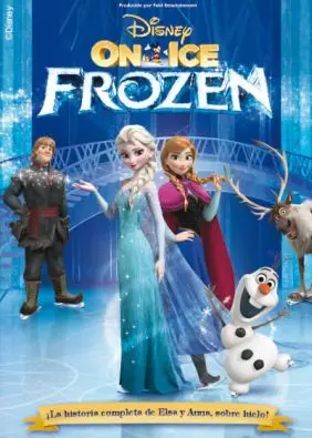 Cartel de Disney on ice: Frozen