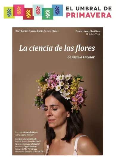 Cartel de La Ciencia de las Flores