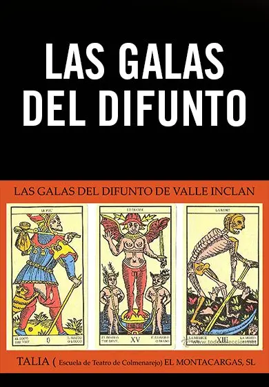 Cartel de Las galas del difunto