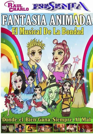 Cartel de Fantasía Animada el Musical