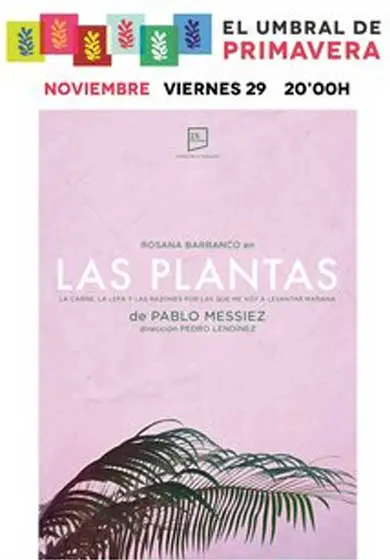 Cartel de Las plantas