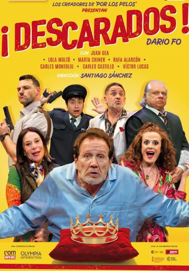 Cartel de ¡Descarados!