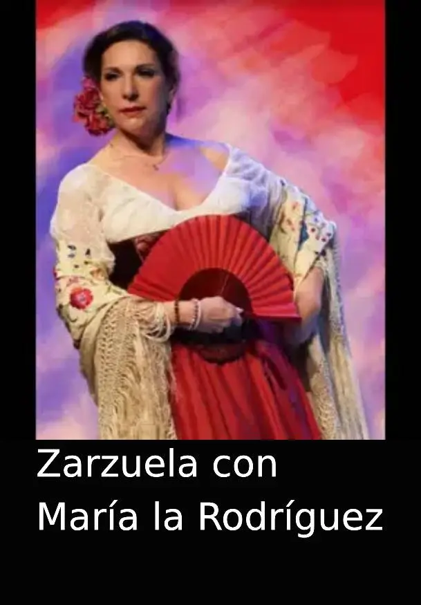 Cartel de Zarzuela con María la Rodríguez