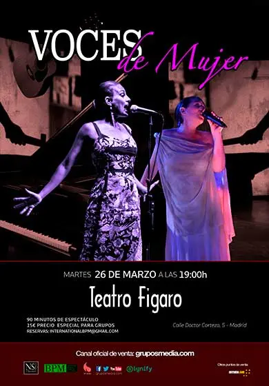 Cartel de Voces de mujer