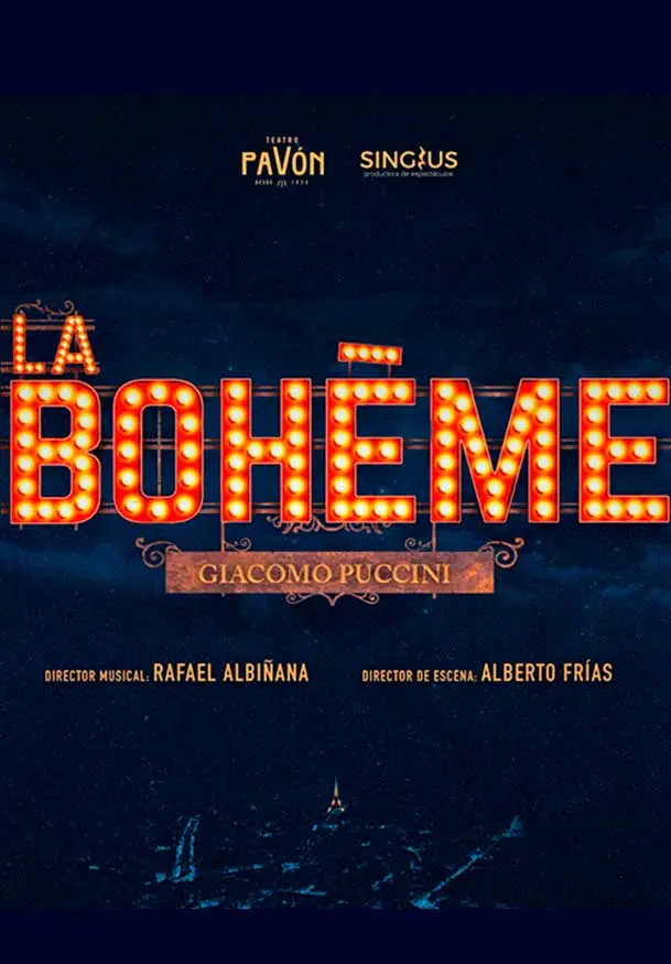 Cartel de Alberto Frías: La Bohème