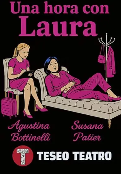 Cartel de Una hora con Laura