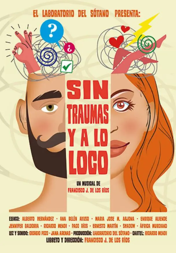 Cartel de Sin traumas y a lo loco