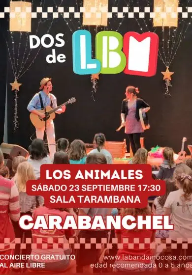 Cartel de La Banda Mocosa: Los animales