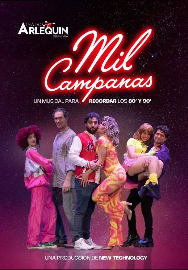 Cartel de Mil campanas, el musical del recuerdo