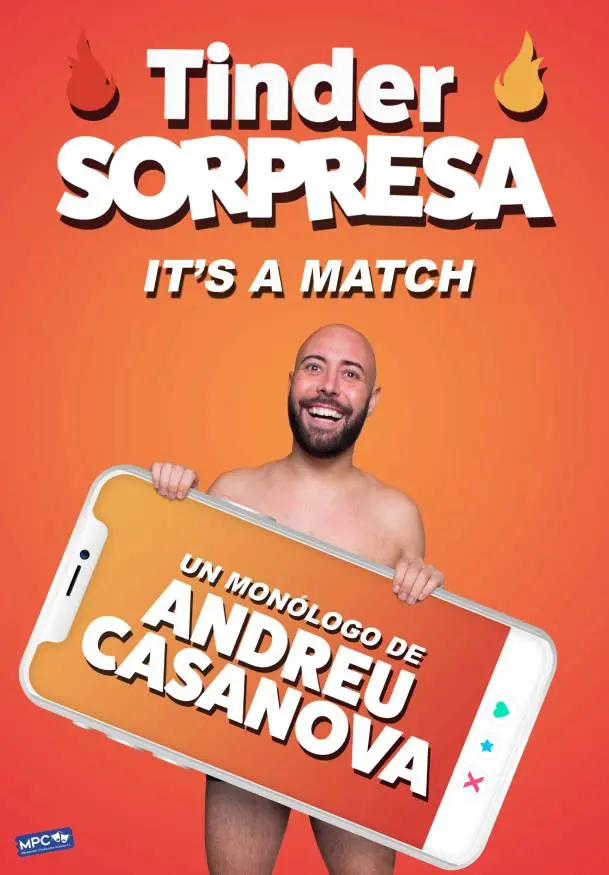 Cartel de Andreu Casanova: Tinder Sorpresa
