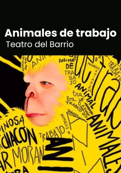 Cartel de Animales de trabajo