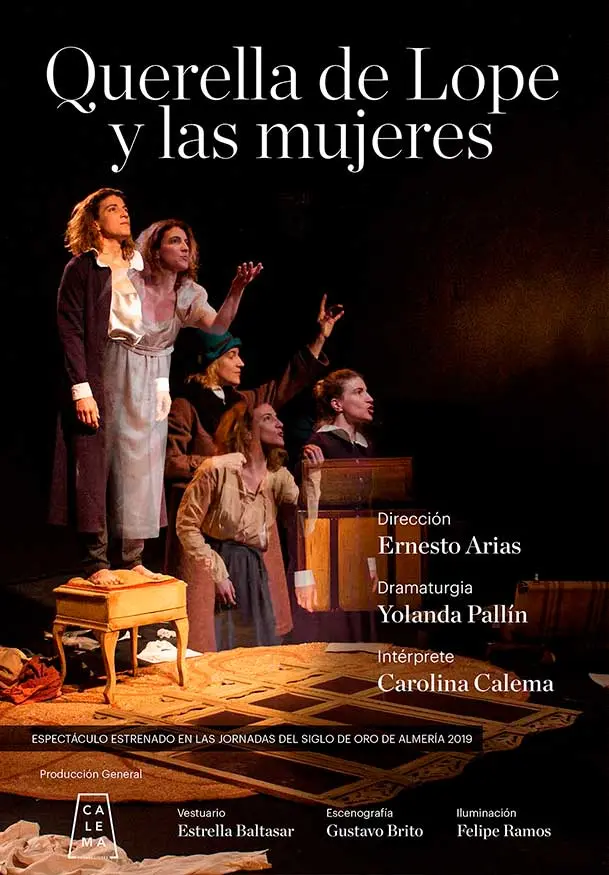 Cartel de Querella de Lope y las mujeres
