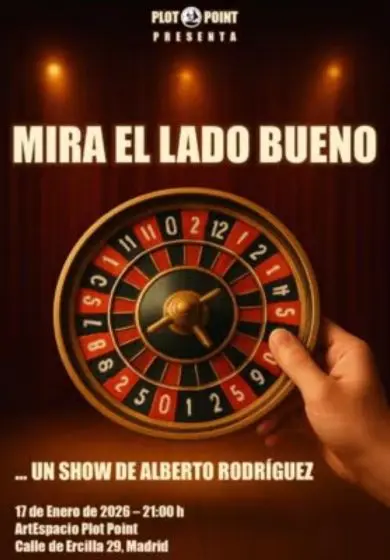 Cartel de Mira el lado bueno
