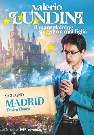 Cartel de Valerio Lundini en Madrid
