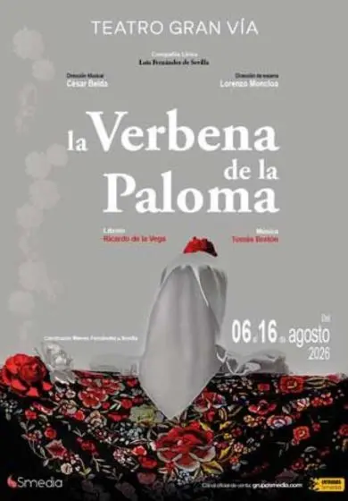 Cartel de Zarzuela - La Verbena de la Paloma