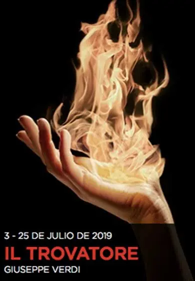 Cartel de Giuseppe Verdi: Il trovatore