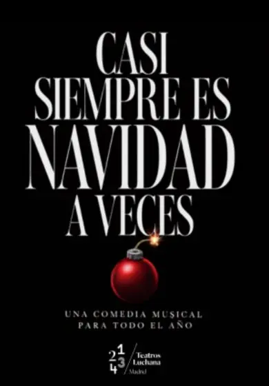 Cartel de Casi siempre es Navidad a veces