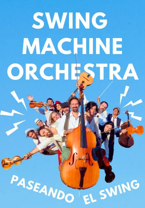 Cartel de Swing Machine Orchestra - Paseando el swing