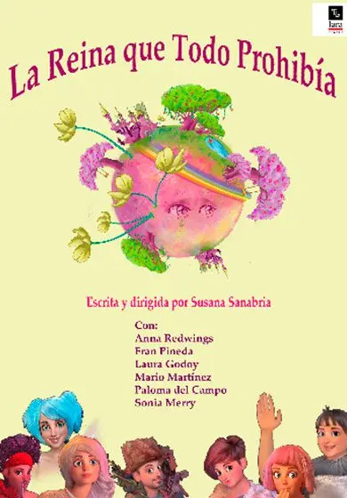 Cartel de La reina que todo lo prohibía