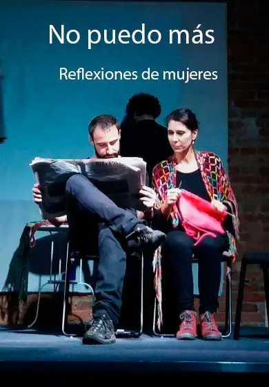 Cartel de No puedo más. Reflexiones de mujeres