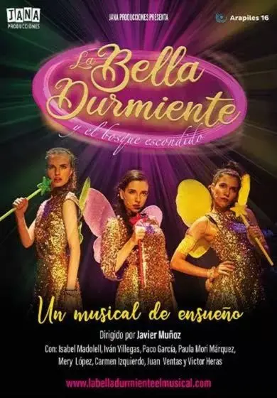 Cartel de La Bella Durmiente: un musical de ensueño
