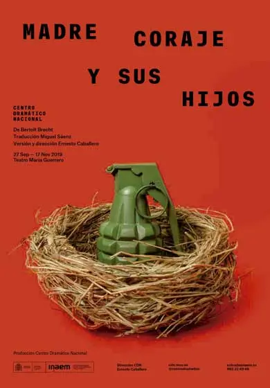 Cartel de Madre Coraje y sus hijos