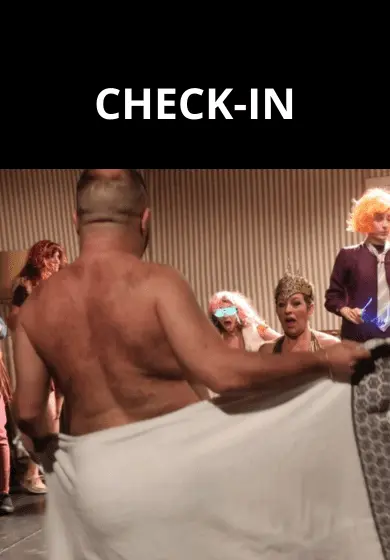 Cartel de Check-in