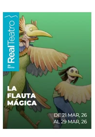 Cartel de Real Teatro de Retiro: La Flauta Mágica