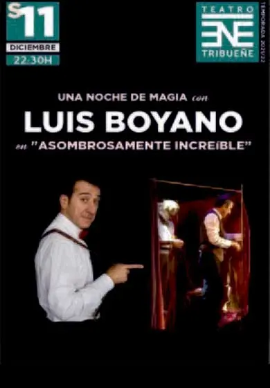 Cartel de Magia con Luis Boyano