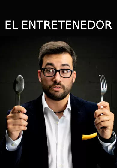 Cartel de Borjo Meyer: El Entretenedor