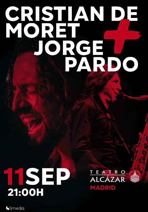 Cartel de Jorge Pardo + Cristian del Moret
