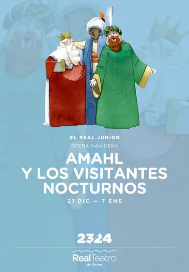 Cartel de Amahl y los visitantes nocturnos