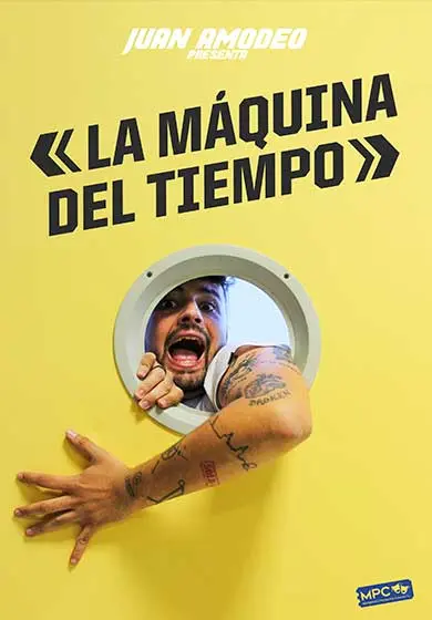 Cartel de Juan Amodeo: La máquina del tiempo