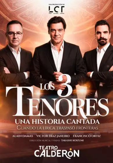 Cartel de Los 3 Tenores