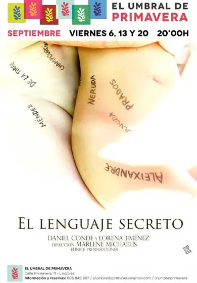 Cartel de El lenguaje secreto